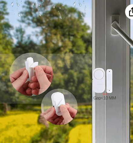 Personal Security Door Window Entry Alarm with Magnetic Sensor