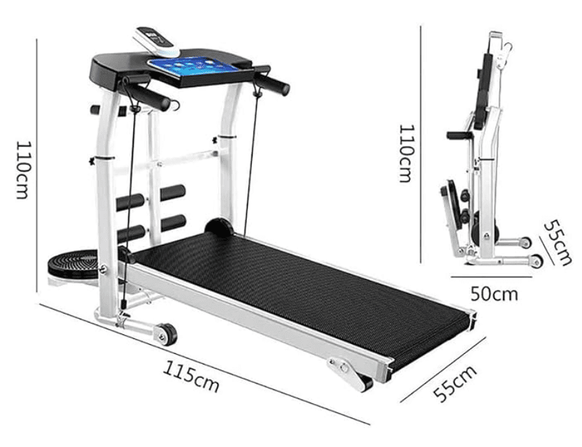 Folding Treadmill Small Portable Home Mobile Multifunctional Aerobic Exercise Treadmill Max Load 150KG Weight Loss Exercise Equipment BJY969 Brand	WYFX Product grade	Home Item weight	16 Kilograms Material	Alloy Steel, Polypropylene (PP) Special feature	Po