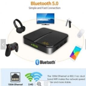 Android 11 4GB 32GB Amlogic S905W2 XS97 SMART 2.4/5ghz dual band OTT TV Box internet android tv box