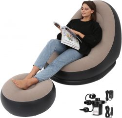 Air Inflatable Bean Bag Sofa with Electric Pump