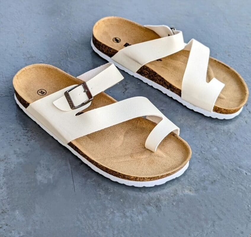 A couple of cork slippers slippers sandals male Korean male summer men’s outdoor tide beach shoes flops men shoes