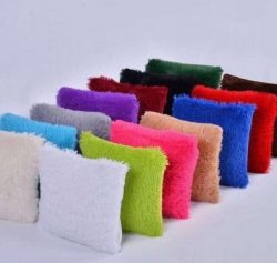 Plush Furry Cushion Cover Throw Pillow Case