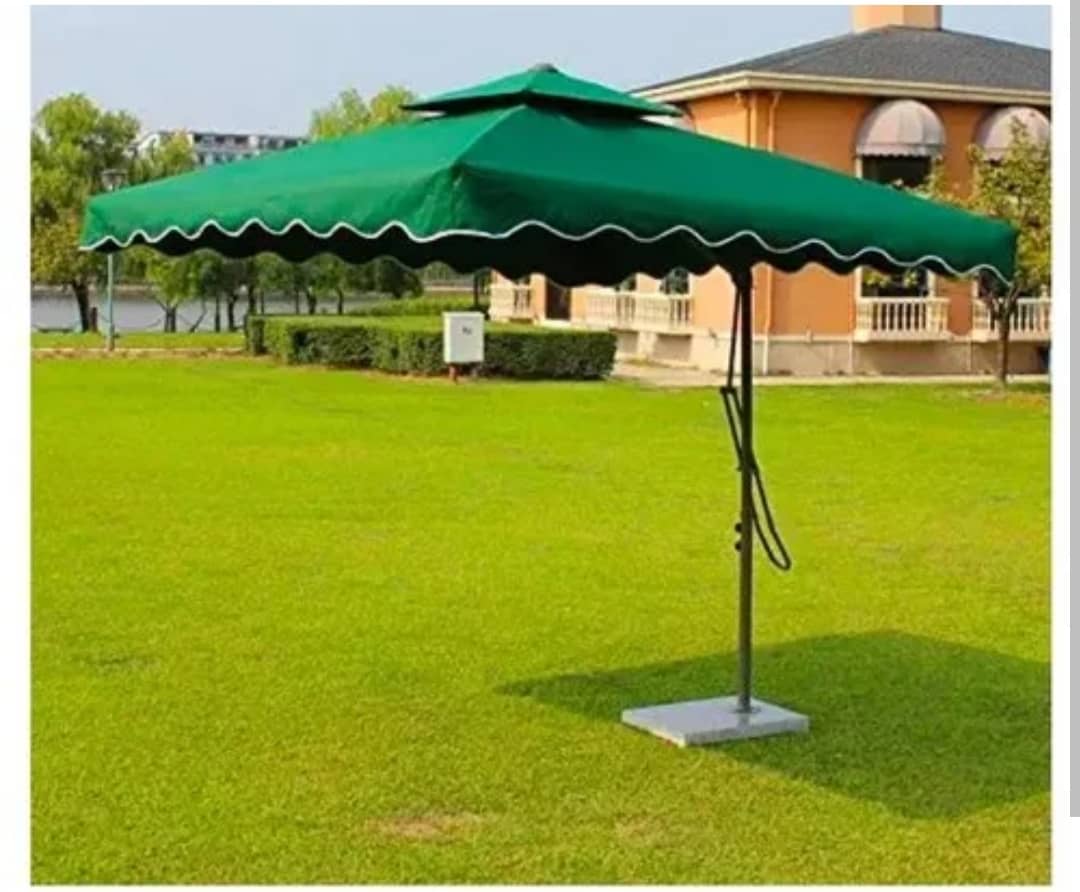 Cantilever Parasol, 220cm Sun Protection Drooping Umbrella Edge Square Parasol Cross Base, Garden Parasol for Garden Deck Backyard Pool