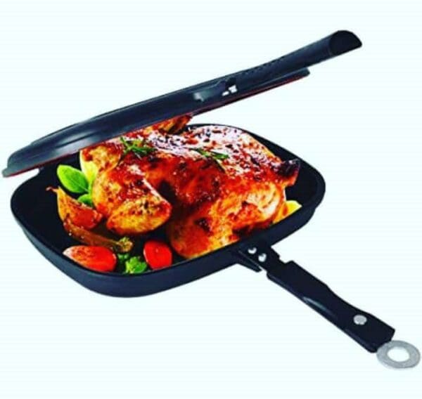 Uniware Super Quality Non-Stick Coating Double Grill Pan