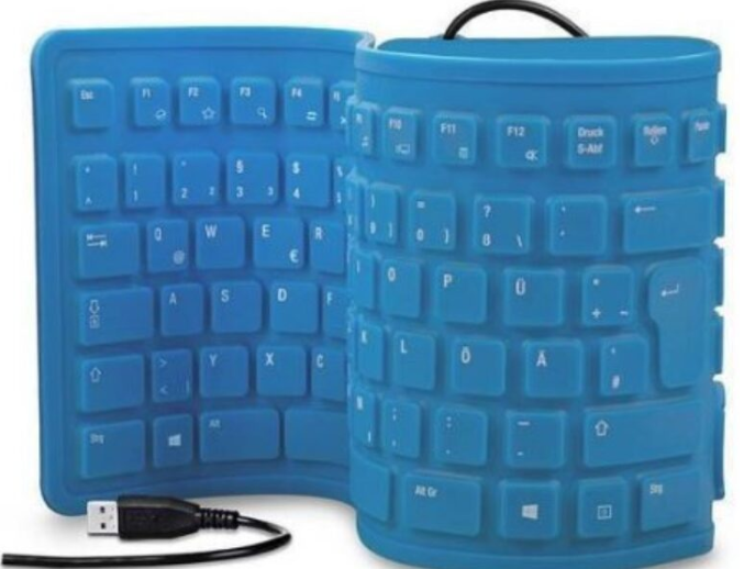 Flexible keyboard Blue 450×370
