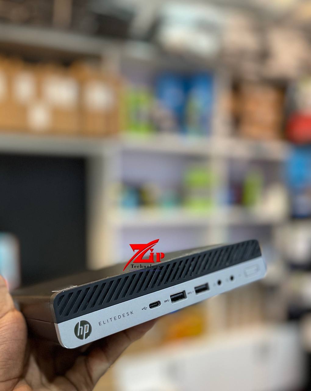HP ELITEDESK MINI CPU RYZEN 5 THIS IS PERFECT FOR ANY SPACE!!!  Big Power, Small Size:  -HP ELITEDESK Mini CPU -AMD RYZEN 5 PRO -SSD256GB STORAGE -8GB RAM -Speed 3.20GHz  Price 245,000Frw  Visit Our Store at TCB Located in Nyarugenge Around Centenary Hous