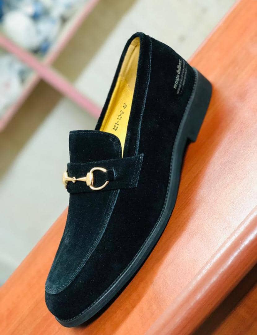 Trickers x Clutch Cafe Leon Horsebit Loafer Black Repello Suede