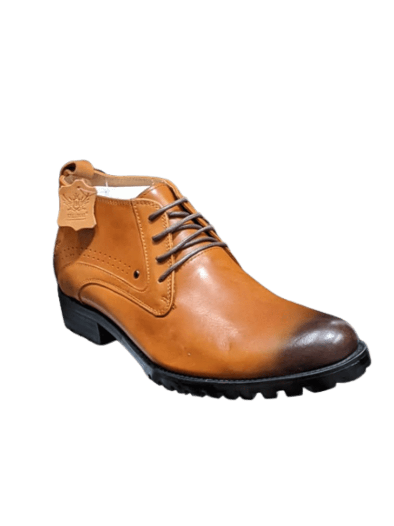 Brown Height Increasing Shoes For Men To Look Taller 14 CM