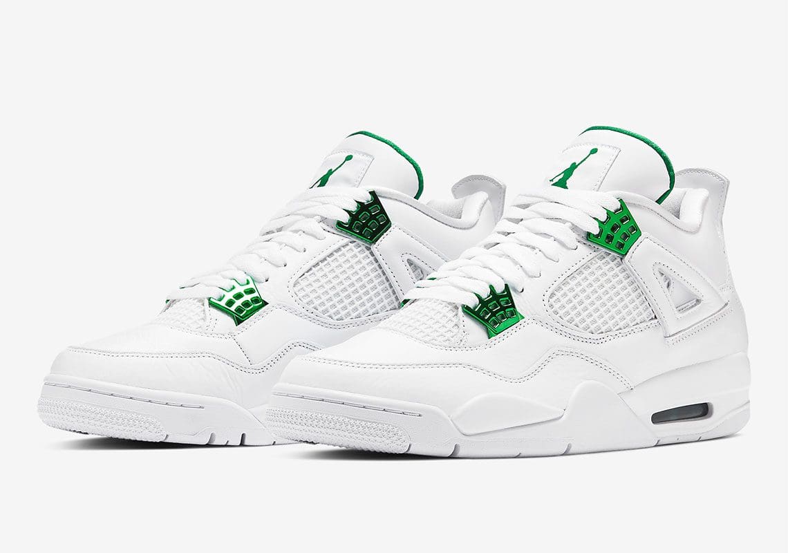 Air Jordan 4 Metallic Green