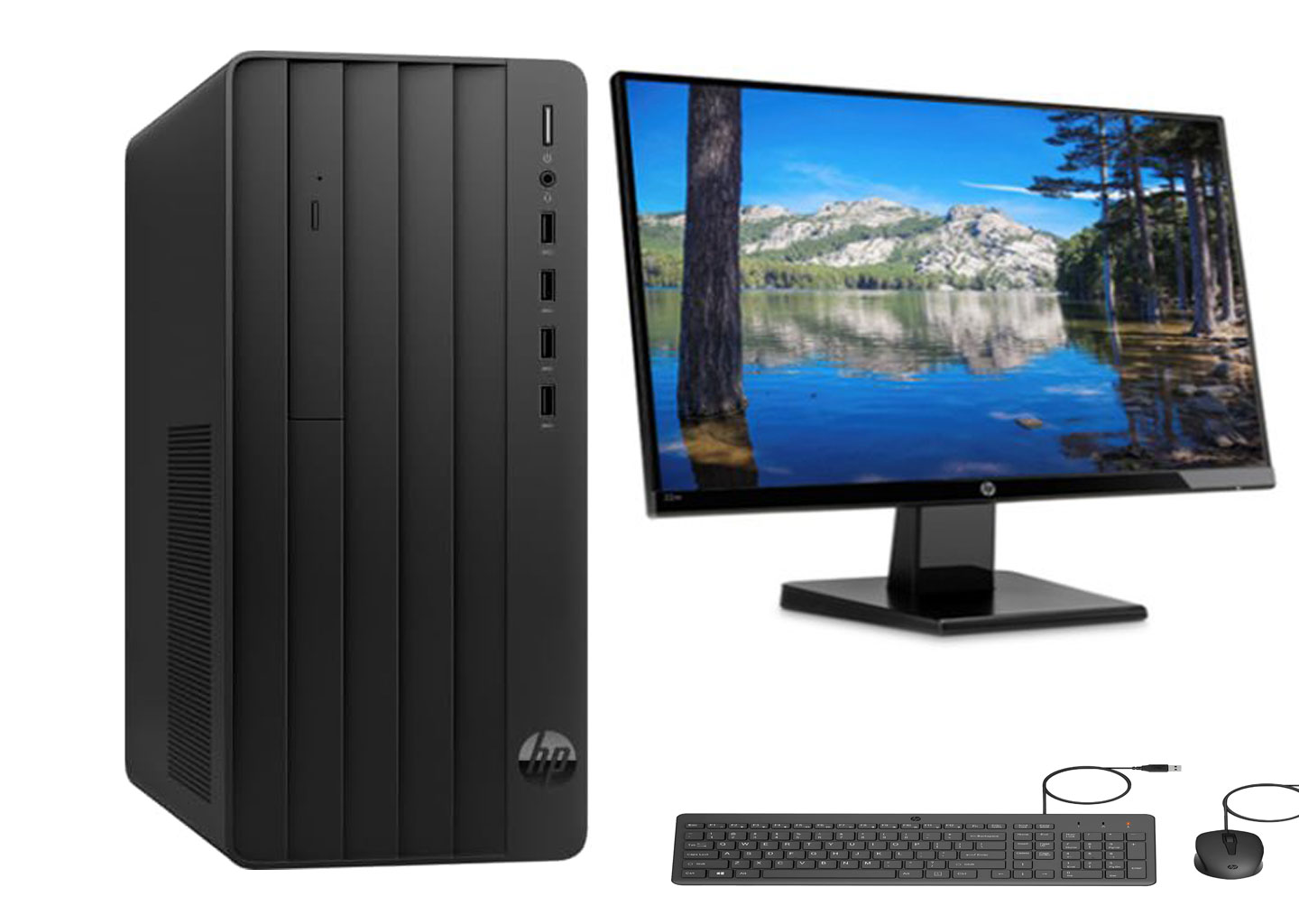 HP Desktop 290 Core i7 HP Desktop 260 G9 Core i7  512GB:SSD  8GB:RAM  12 Generation  Screen 22 inches  keyboard and mouse