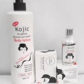 kojie san face and body whitening set