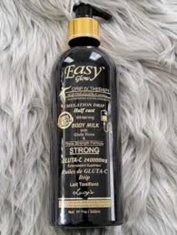 easy glow black body lotion