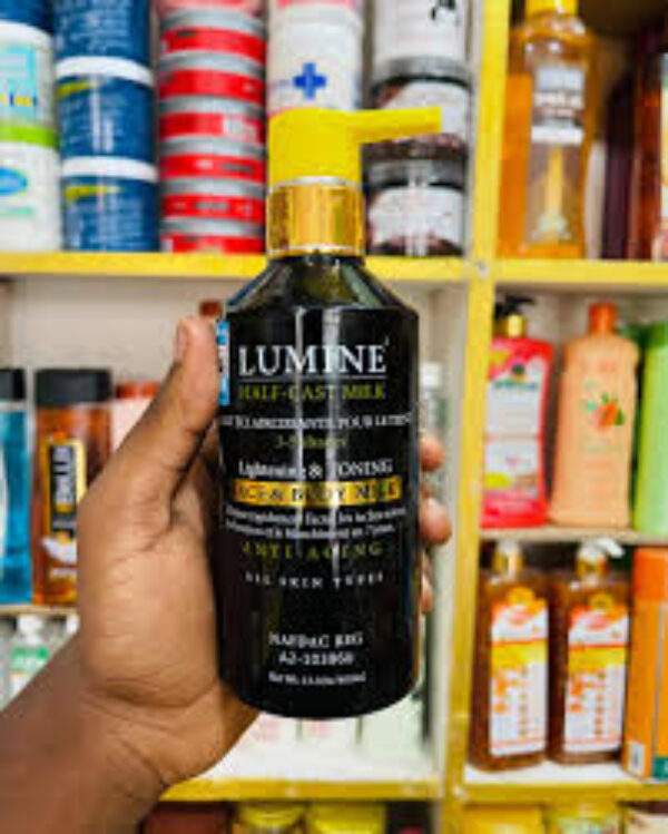 Lumine half cast lightening and toning body lotion for face and body