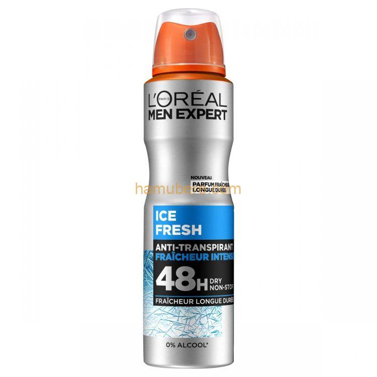 Loreal Men Expert Ice Fresh 48h Antiperspirant Spray Deodorant 200ml.