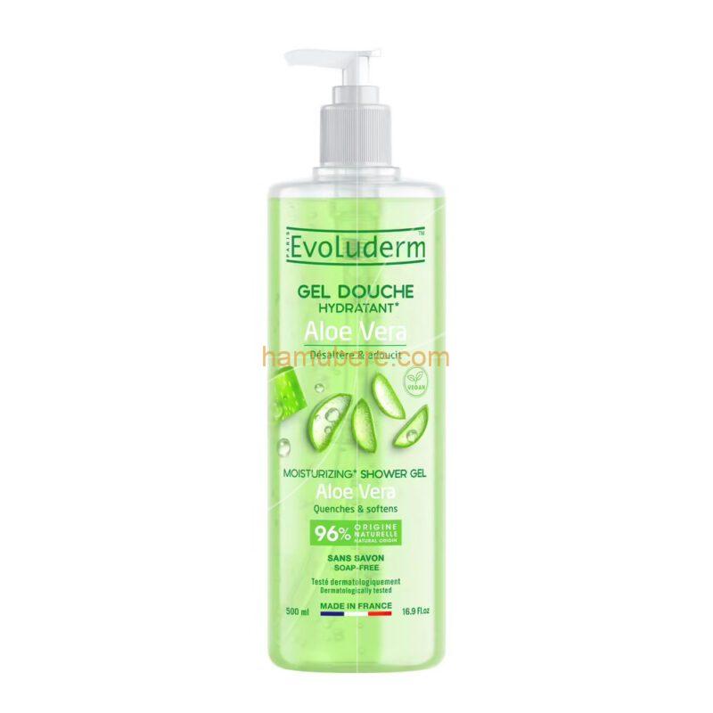 Evoluderm Aloe Vera Moisturizing Shower Gel