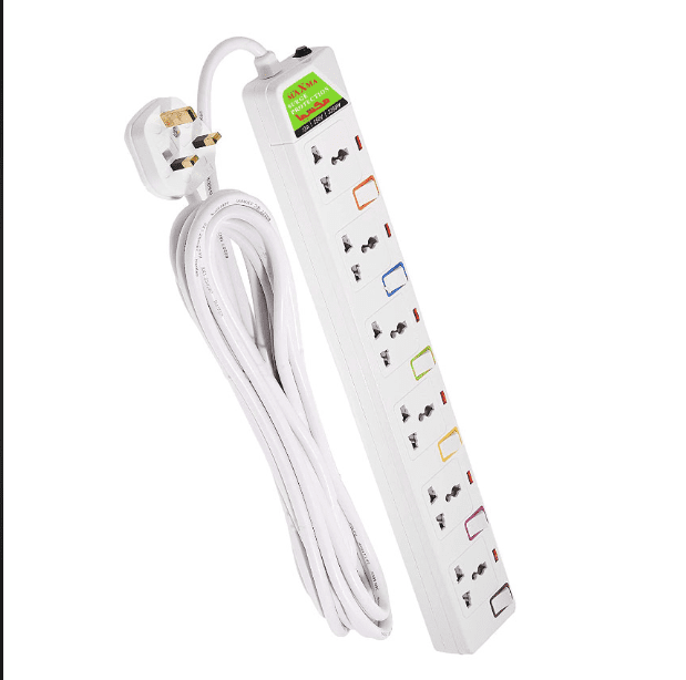 Power Extension Cable, And Socket.