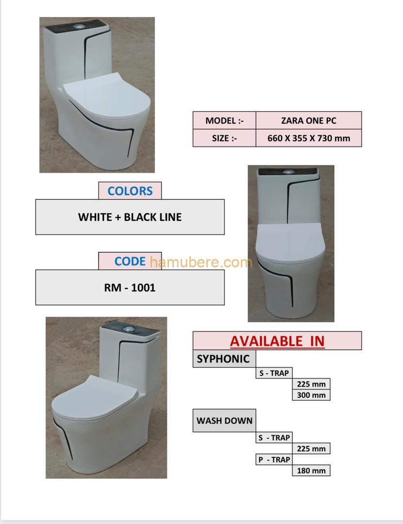 Designer One Piece Toilet Seat