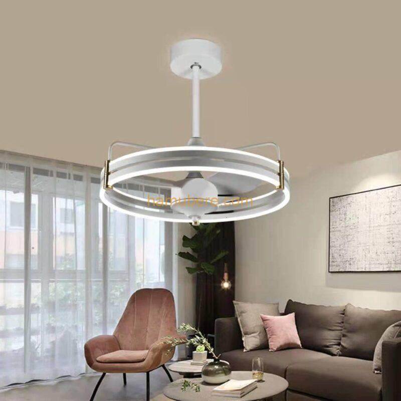 LED Ceiling Light with Reversible Fan