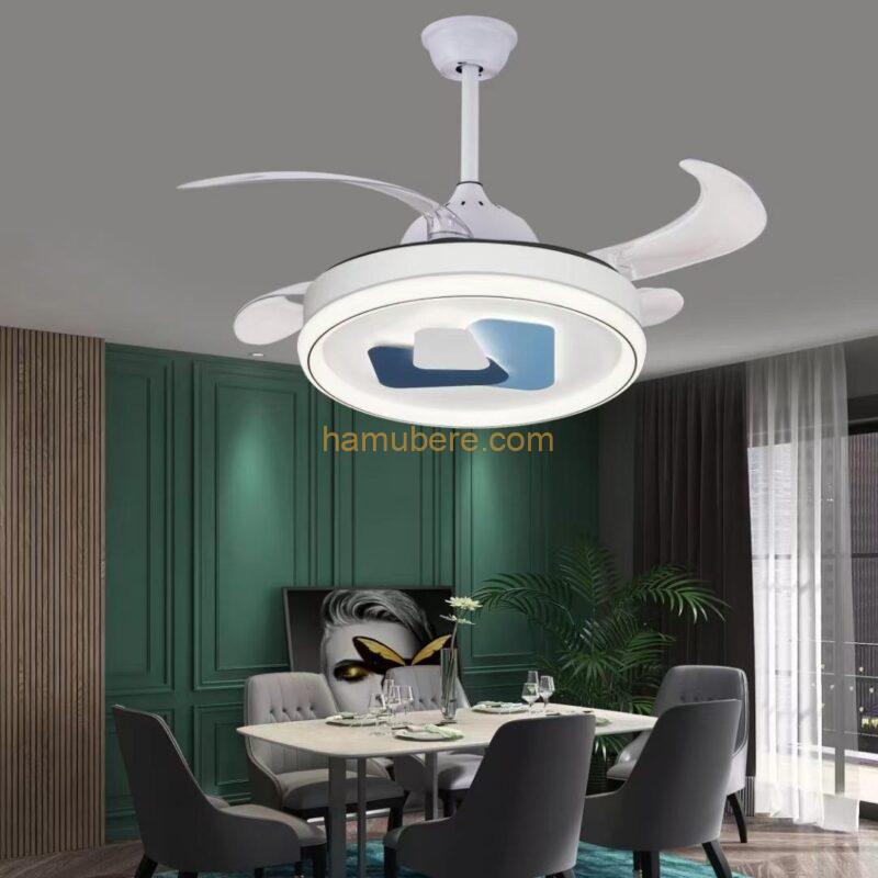 Lighting China Simple Ceiling Fan Light Integrated LED Living Room Hall Household Round Supply Lamp