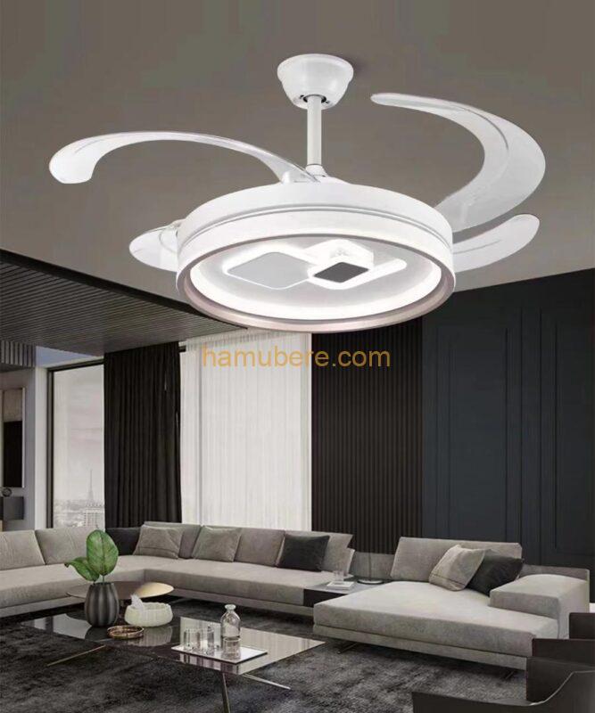 Retractable Ceiling Fans with LED Light