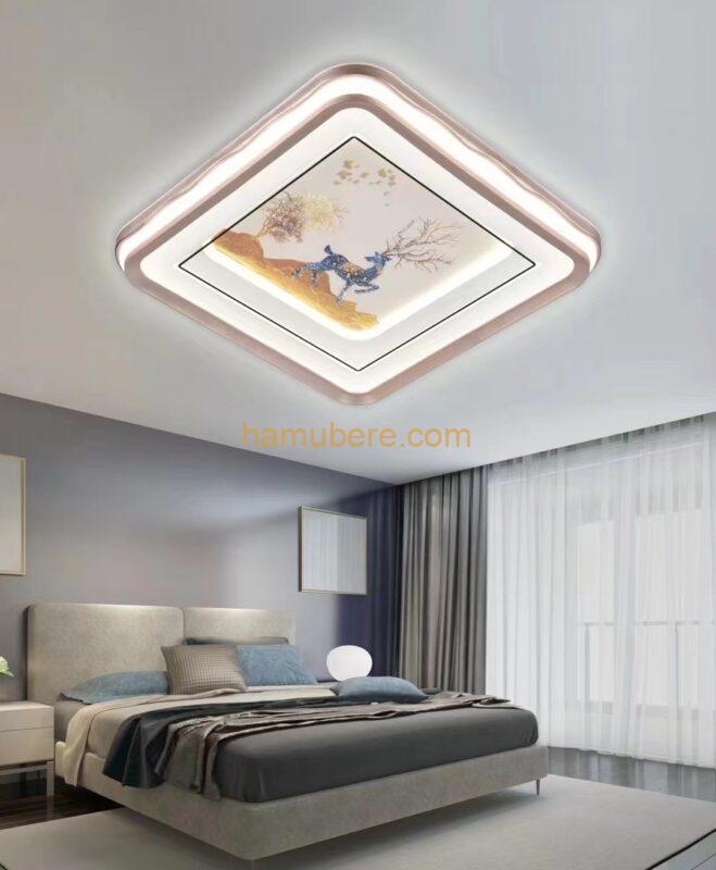 Wooden LED Ceiling Lights, Lights Fitting For Living Room,Bedroom,Kitchen,Hallway,Office