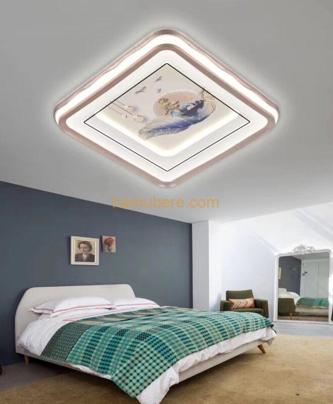 Wooden LED Ceiling Lights, Lights Fitting For Living Room,Bedroom,Kitchen,Hallway,Office