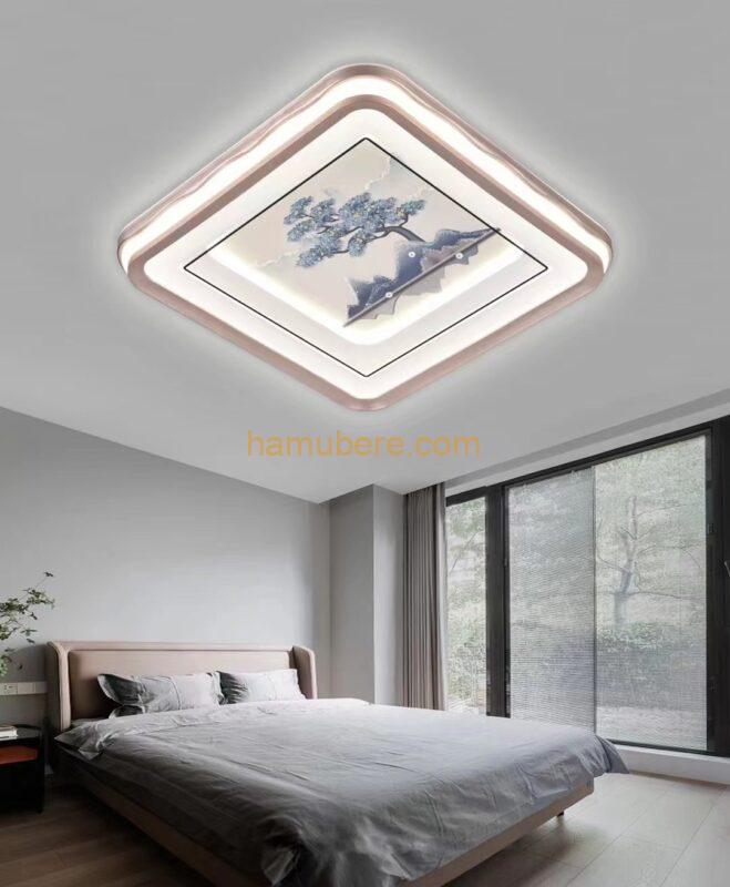 Wooden LED Ceiling Lights, Lights Fitting For Living Room,Bedroom,Kitchen,Hallway,Office