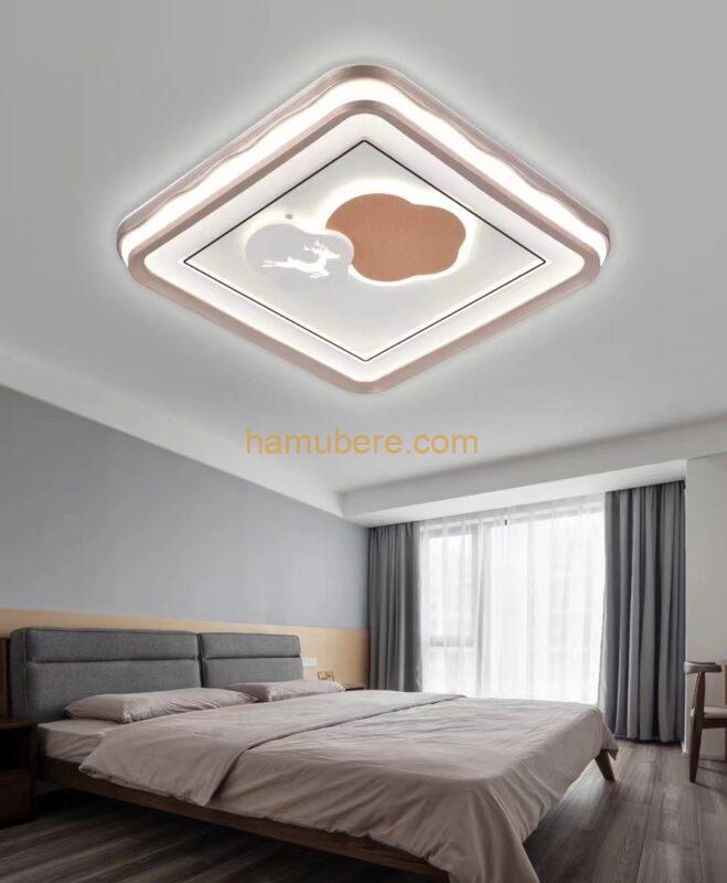 Wooden LED Ceiling Lights, Lights Fitting For Living Room,Bedroom,Kitchen,Hallway,Office