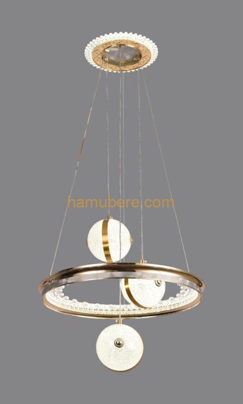 VONN VMC31630BL Modern/Contemporary 18 inch Led Chandelier, Adjustablesuspension Fixture, Modern Circular Chandelier Lighting, Tania Collection, , Black