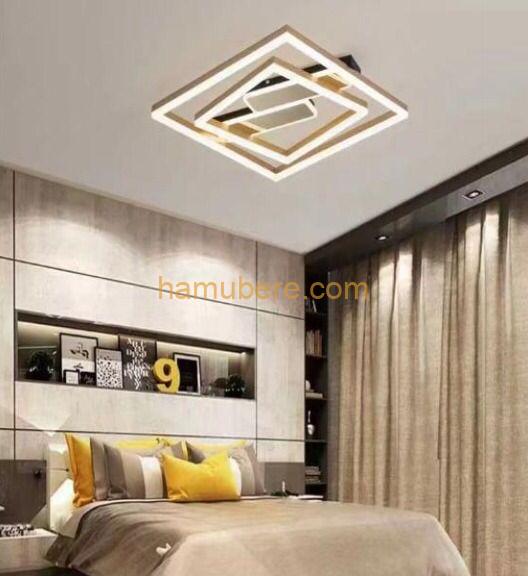 Square Flush Mount Modern Acrylic Ceiling Light Bedroom Living Room