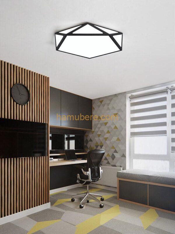Creative Polygonal Iron Ceiling Light
