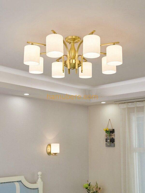 Copper Industrial Chandelier