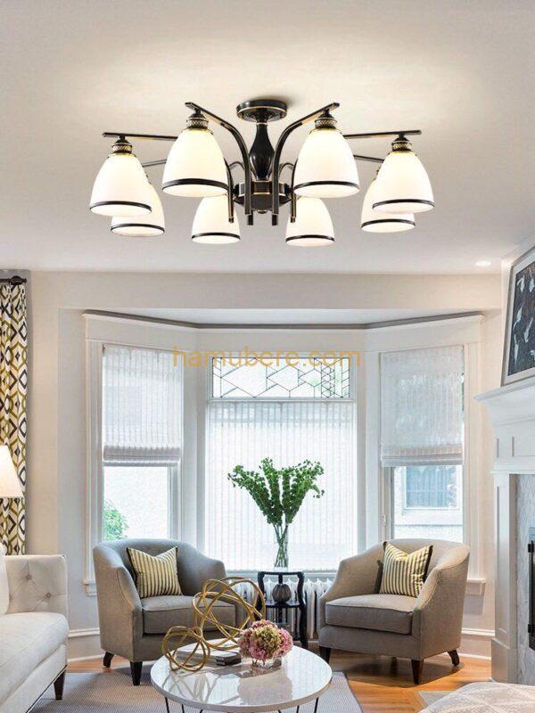 pastoral dining LED ceiling lamp