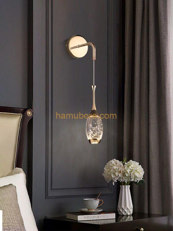 Luxury copper wall lamp