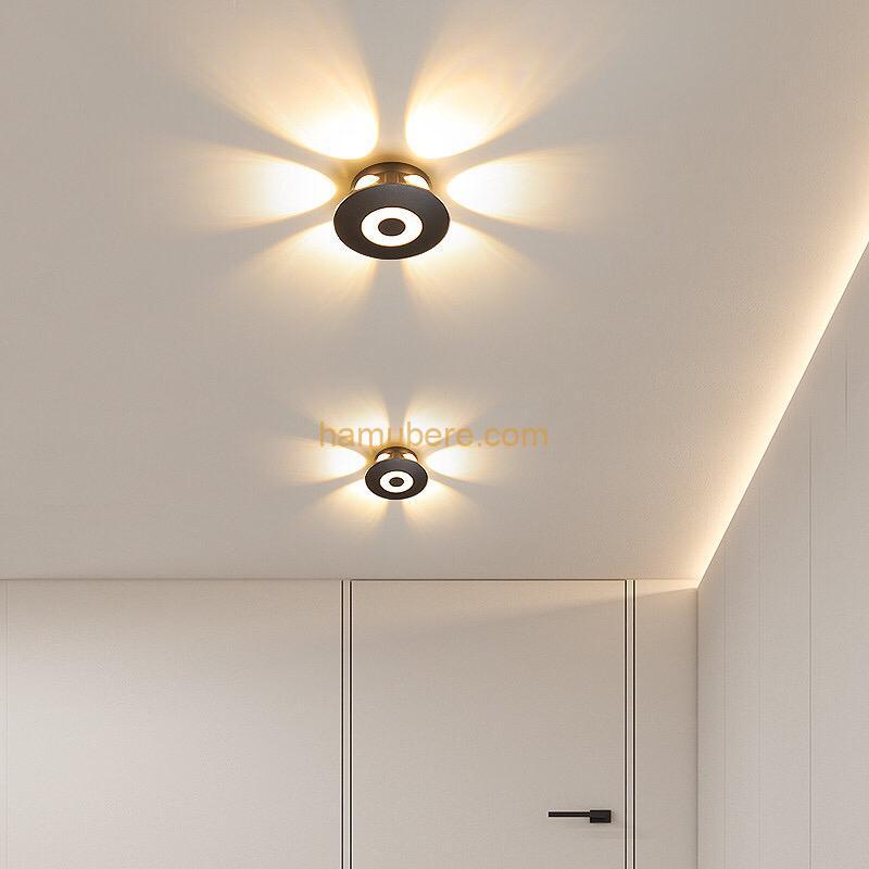 Art-King LED Indoor/Outdoor 6 Way Round Waterproof Wall Lamp