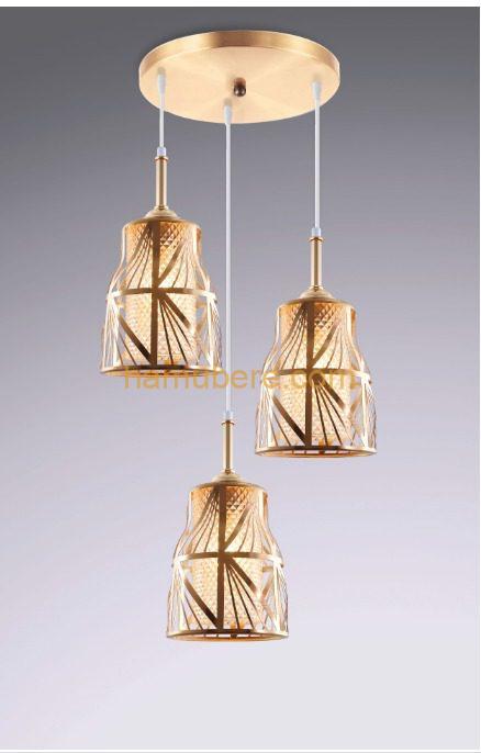 Cool White Glass Multicolor Ceiling Pendant Hanging Light