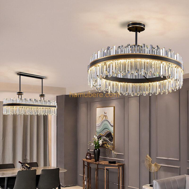 ATAAY Crystal Chandelier Italian Light Living Room