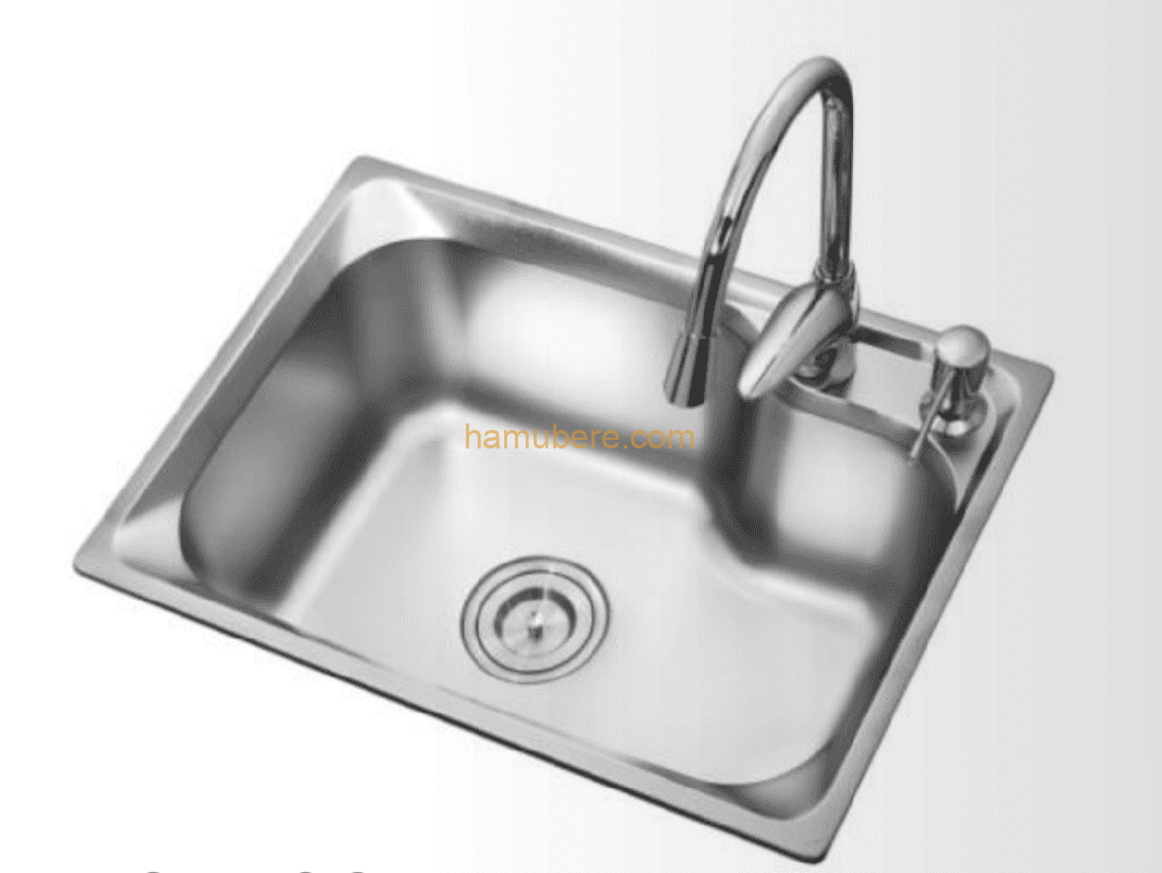 Stainless Steel Drawn Kitchen Sink Slot Dish Basin Kitchen