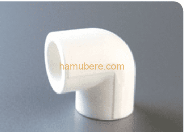 PPR Pipe 90 Degree Elbow Plumbing Fittings Heat Melt PPR Water Pipe Adapter (Color : White, Size : Inner Diameter 32 mm) 3/4