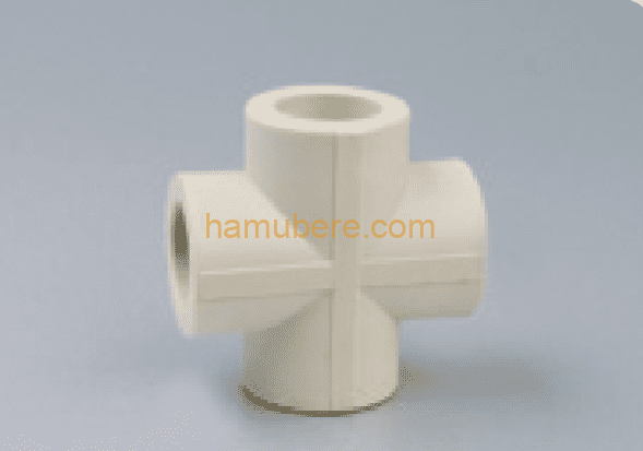 PPR Fittings Double Female Tee with Tap 3/4Connector