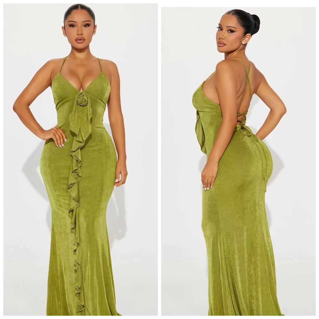 Solid Classic Dress for women