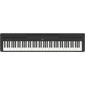 YAMAHA p 45 Yamaha P-45 is an 88-key hammer action digital piano with built-in speakers. The piano inherited the compact and lightweight design of its predecessor .Key feel provides an authentic piano-playing experience. · Recreates the real reverberation