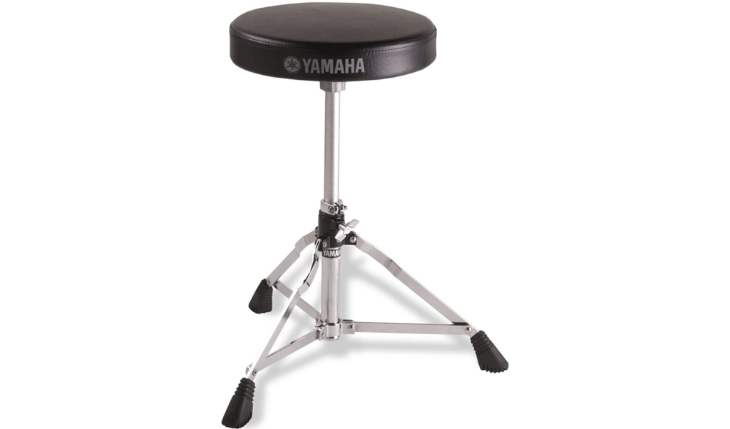 YAMAHA DRUM STOOL U DS550 The Yamaha Throne DS550U is a single braced drum throne with a rounded seat that is suitable for the younger player. The main features of the Yamaha Throne DS550U include: Single Braced Throne Round Throne Suitable for Kids