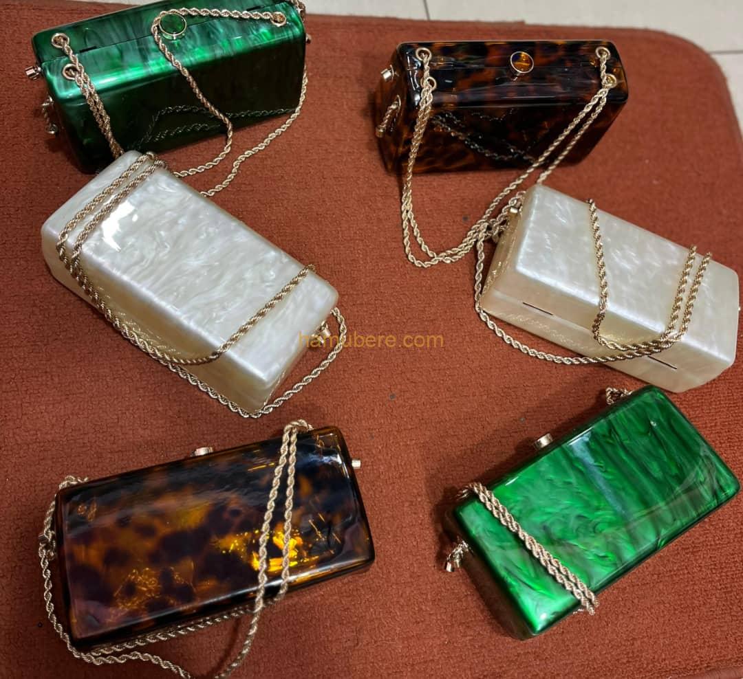 Women Acrylic Clutch Purse Evening Bag