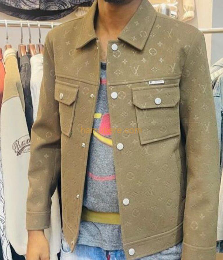 Louis Vuitton Monogram Denim Jacket Grey