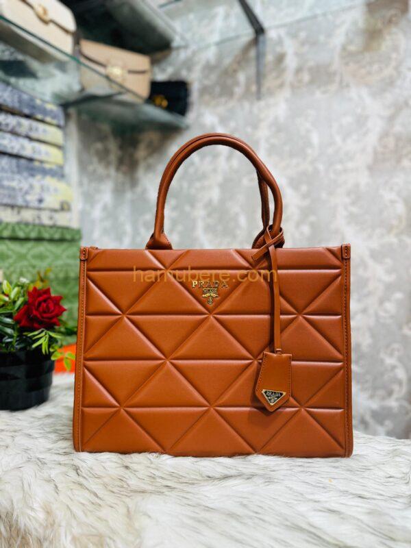 PRADA Handbag Women Handbags Top Handle Purse Large Shoulder Crossbody Bag PU Leather for Ladies