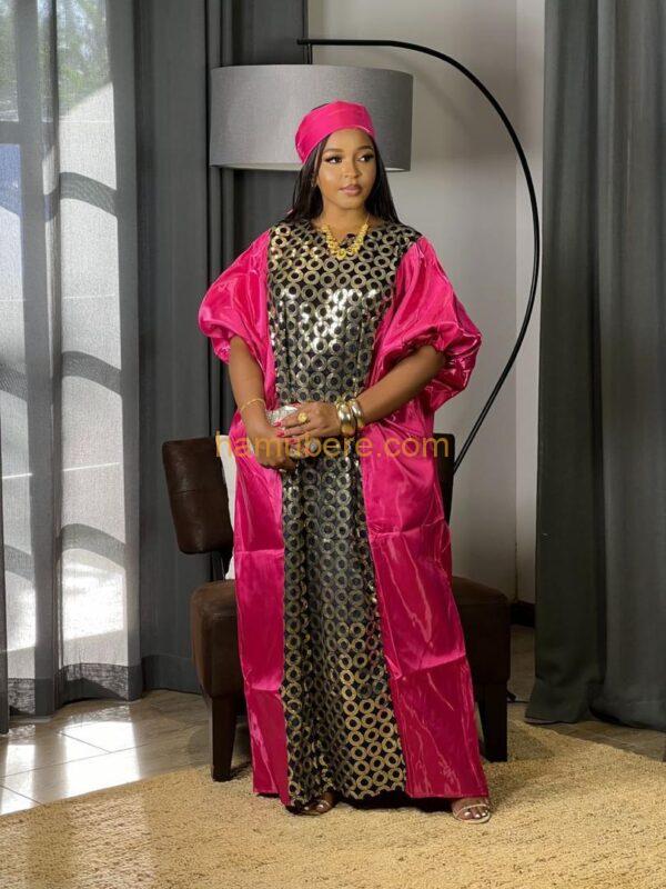 AFRICAN MAXI BAZIN Riche Boubou African Mali Getzner Personalized