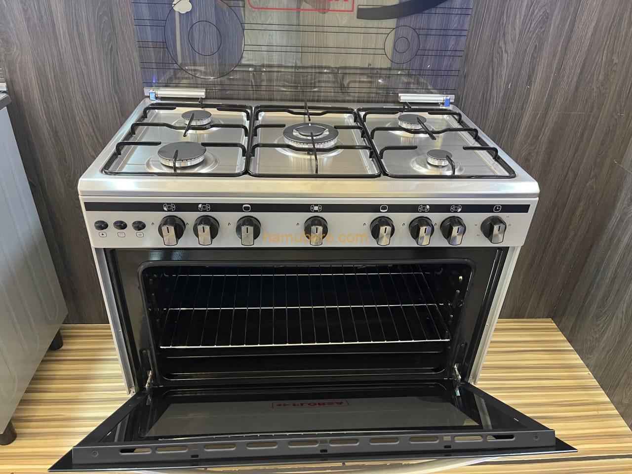 Bosch 147 Litres Freestanding 5 Burner Gas Cooker with Gas Oven and Mechanical Timer | Model No HGV1D0U59M