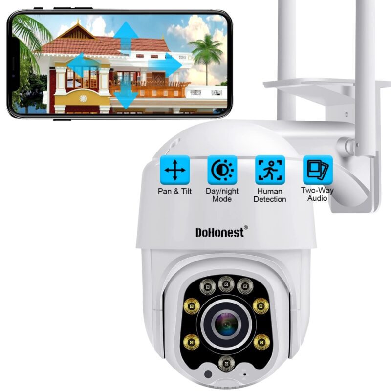 Home Security Camera System Wireless OutdoorIndoor Wifi Cam Night Vision 1080P