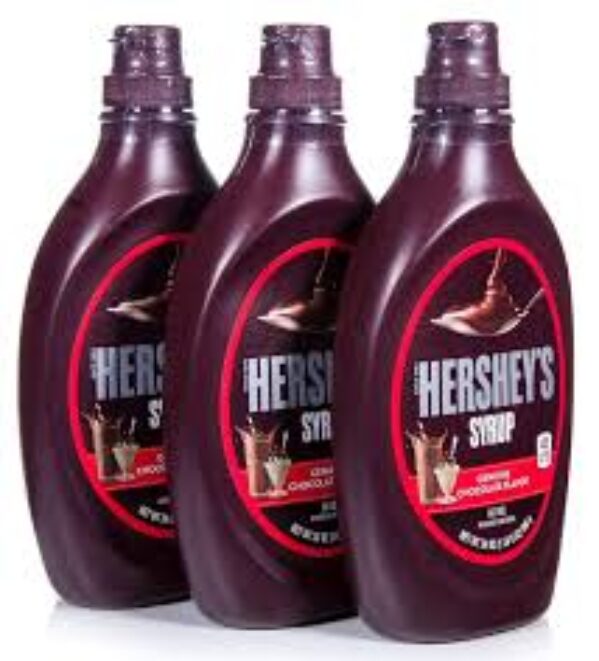 Hersheys Chocolate Syrup 24oz Pack of 2 Genuine Flavor Great for Milk Desserts Recipes